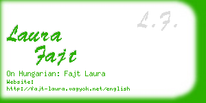 laura fajt business card